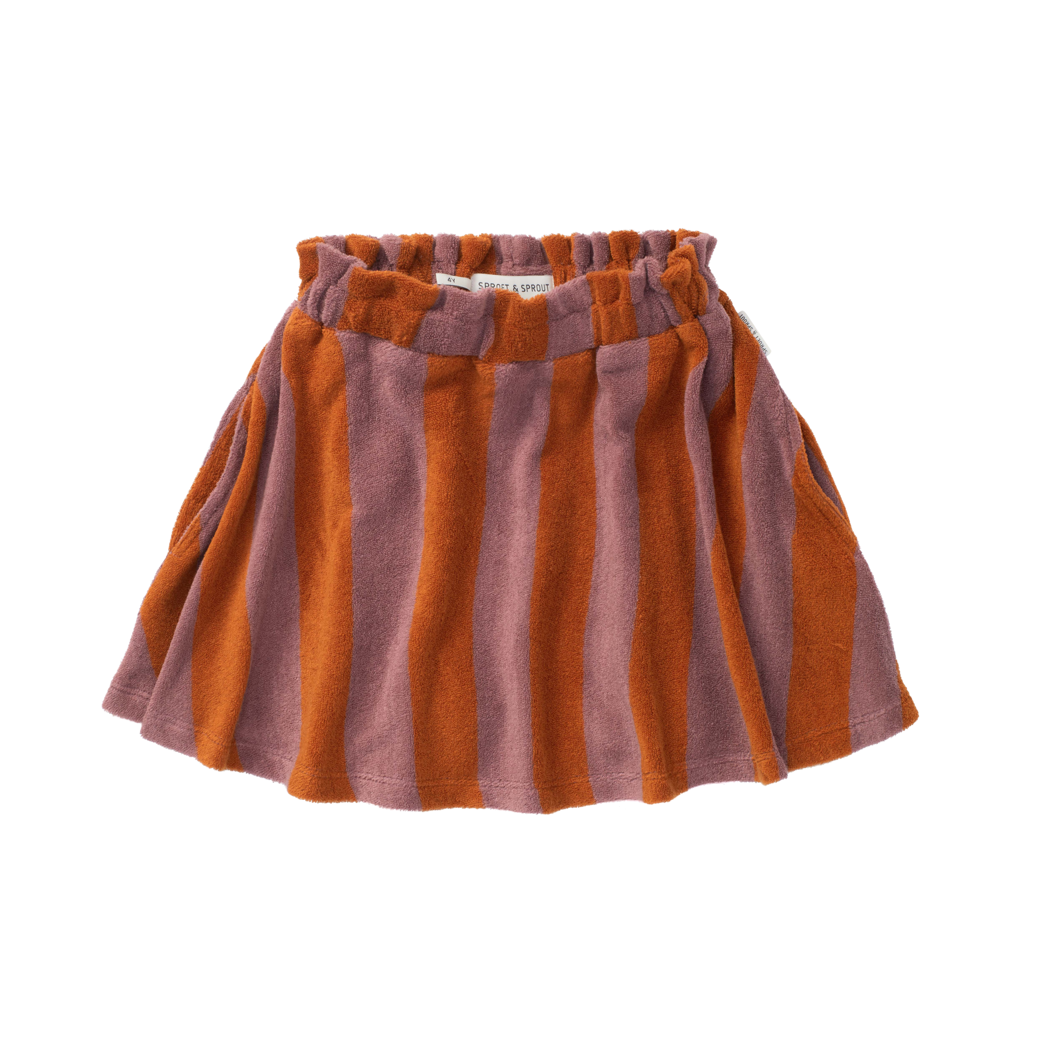 Terry skirt stripe