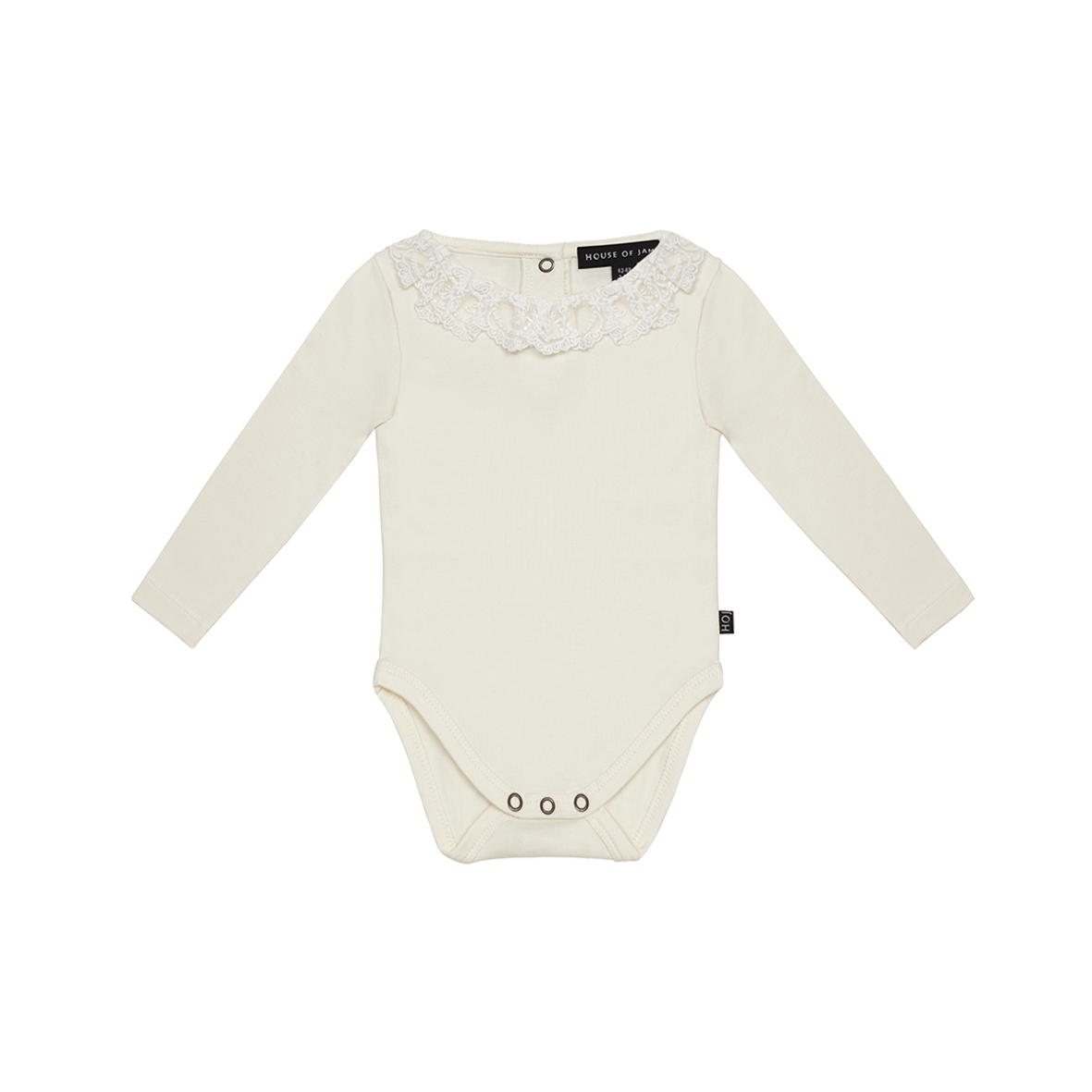 Lace Collar Bodysuit (ls)