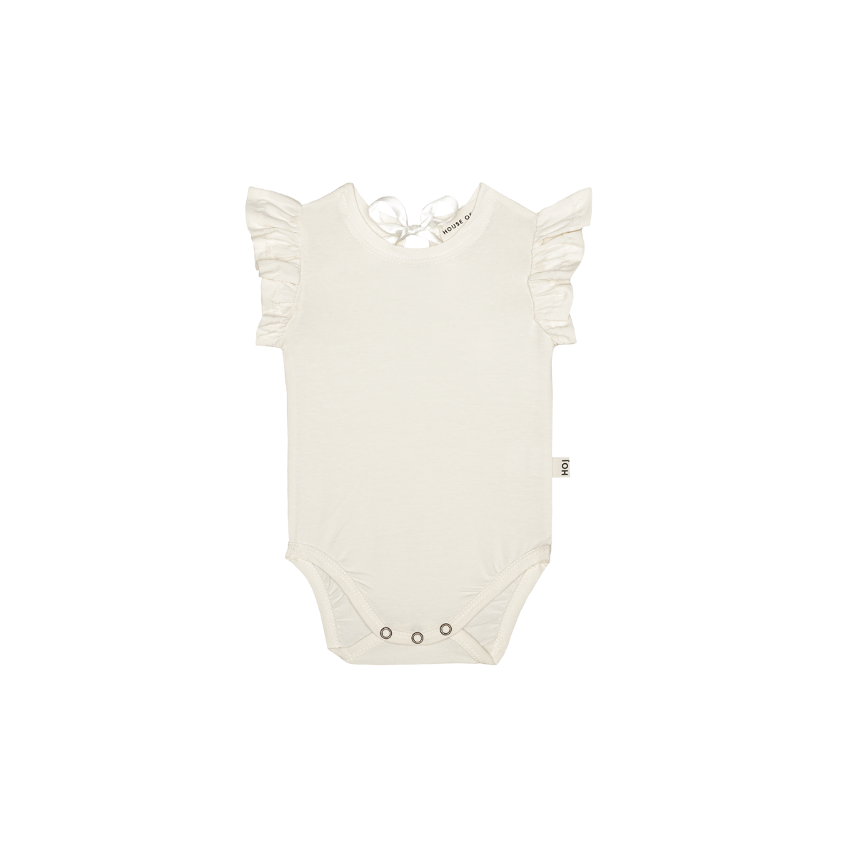 Ruffled Bodysuit - Cream