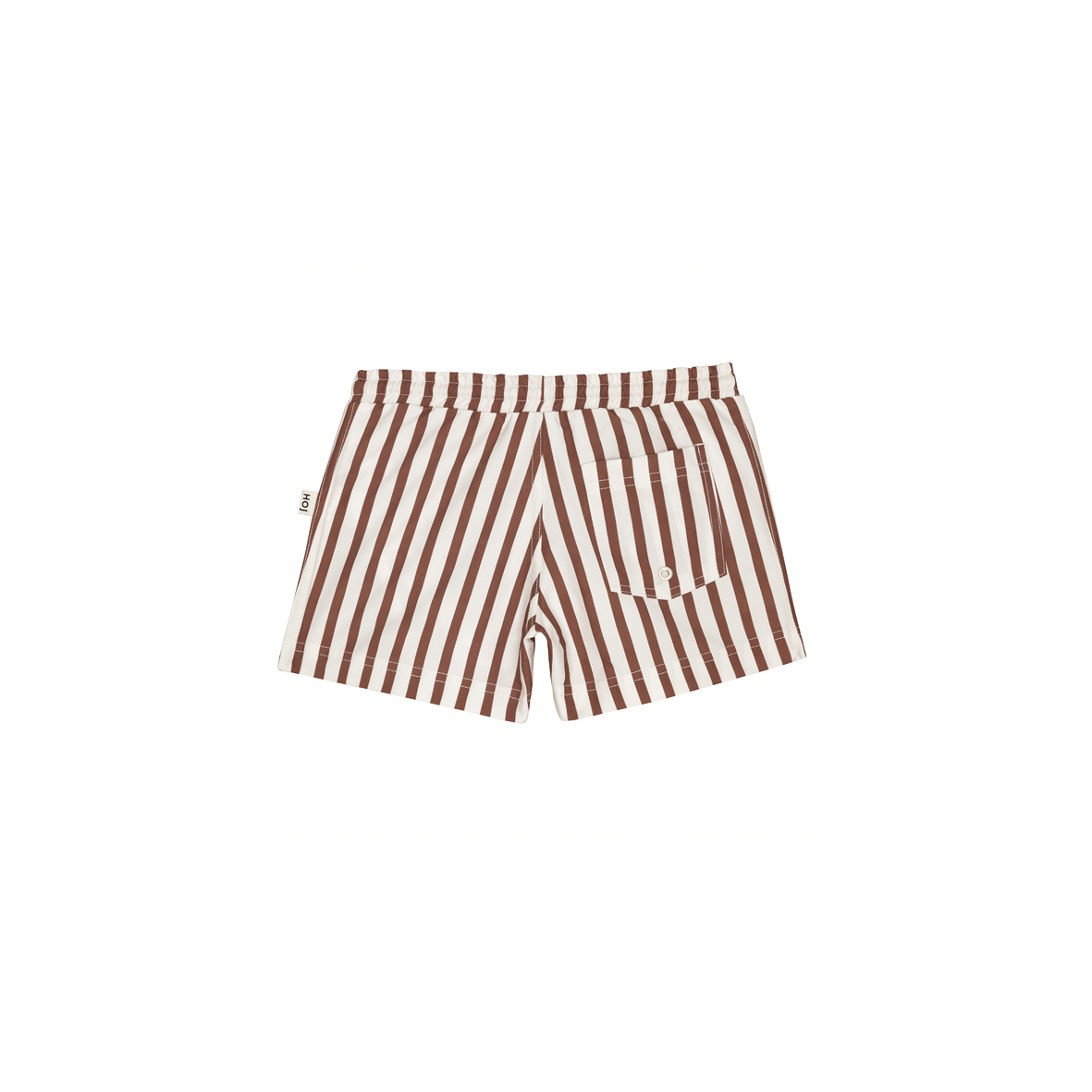 Woven Swim Shorts - Baked Clay Stripes