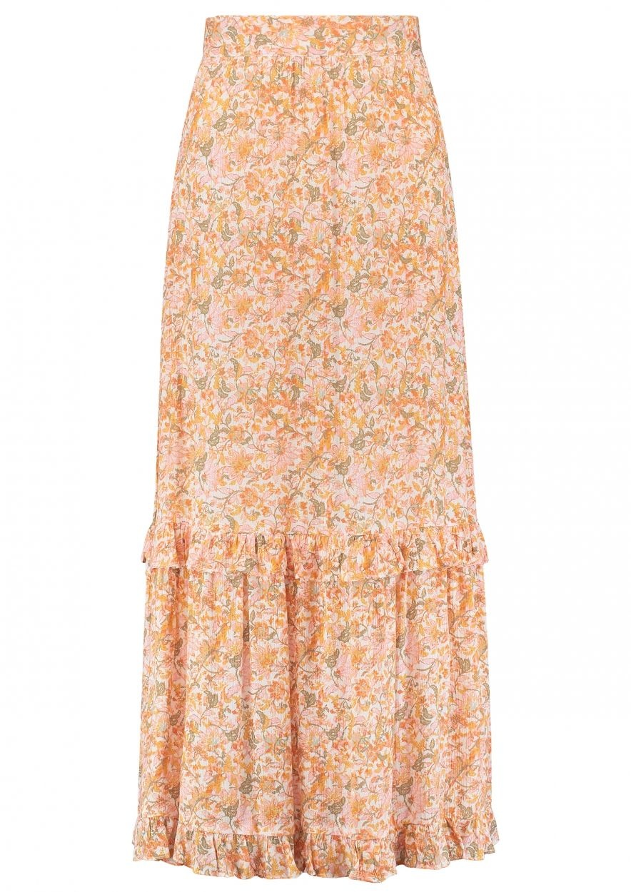 Girls dallas skirt orange blossom