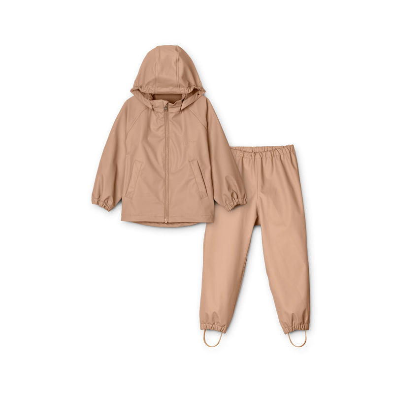 Moby rainwear set 2250 Dark rose