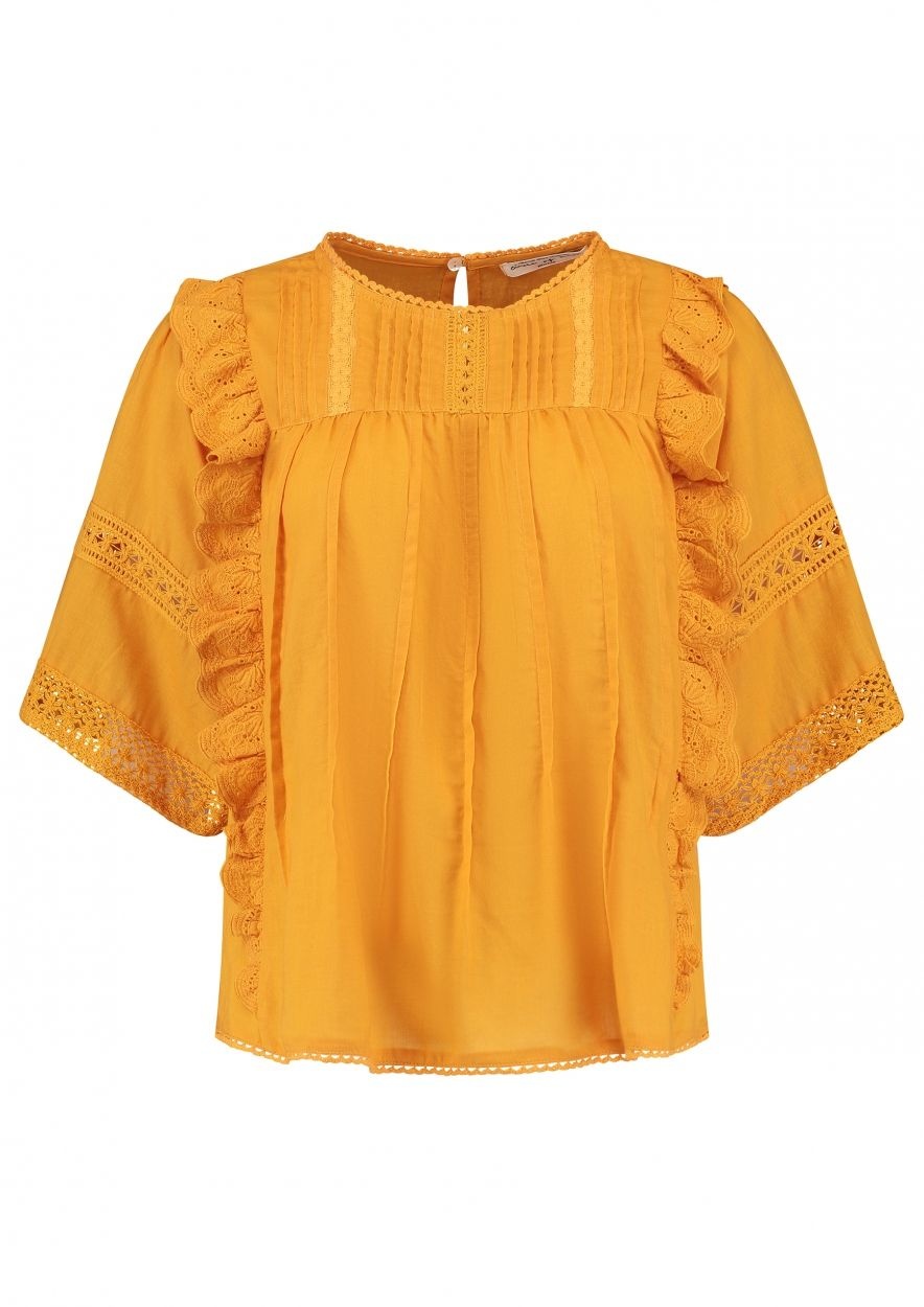 GIRLS ARORA TOP 2165 Ginger biscuit
