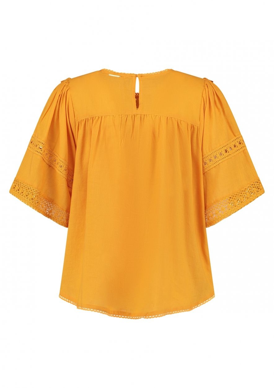 GIRLS ARORA TOP 2165 Ginger biscuit