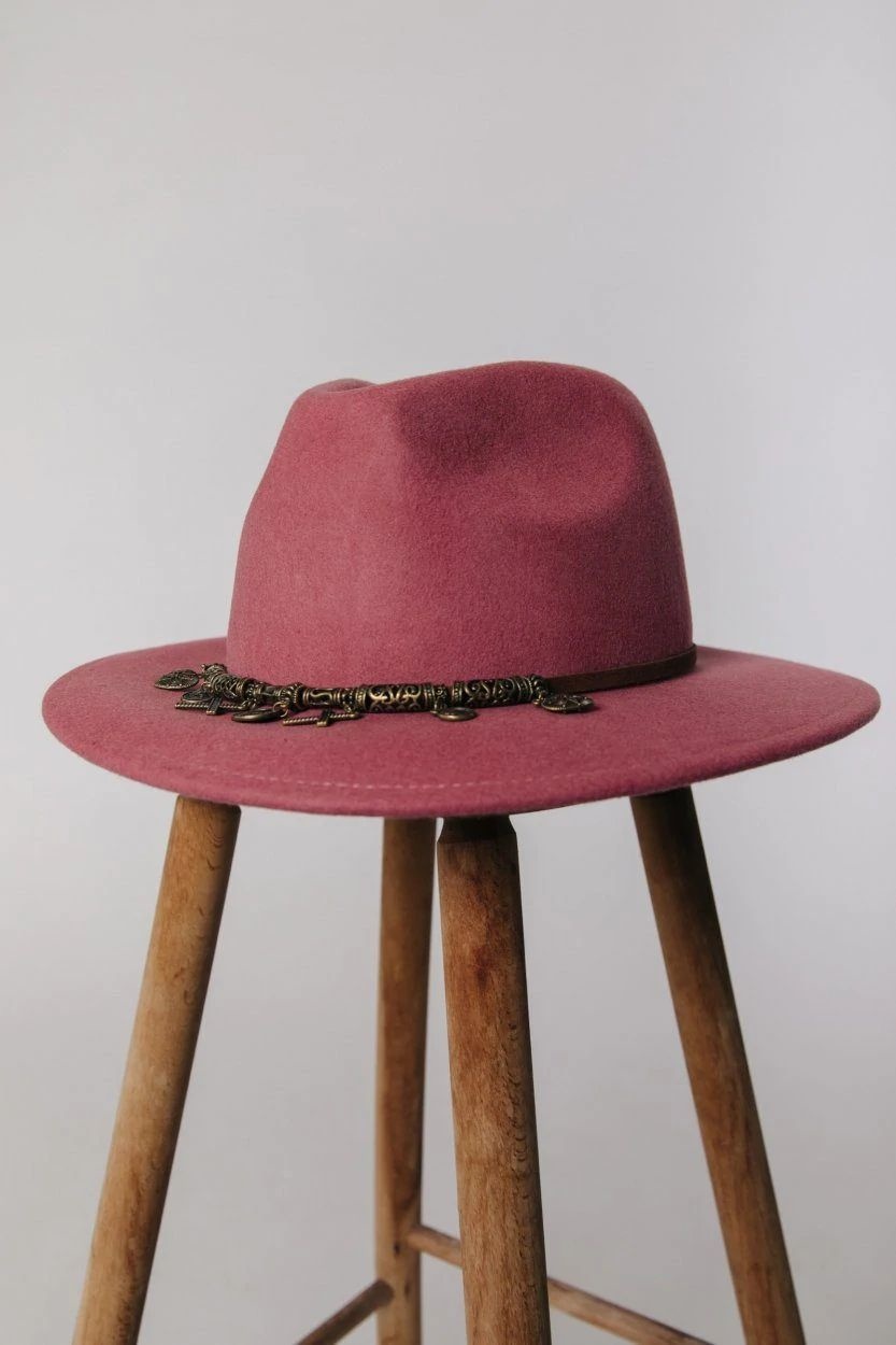Aelys Coins Hat Old Pink