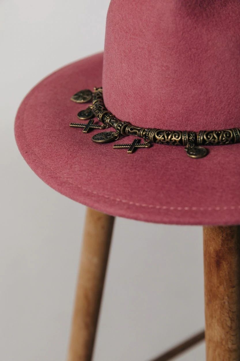 Aelys Coins Hat Old Pink