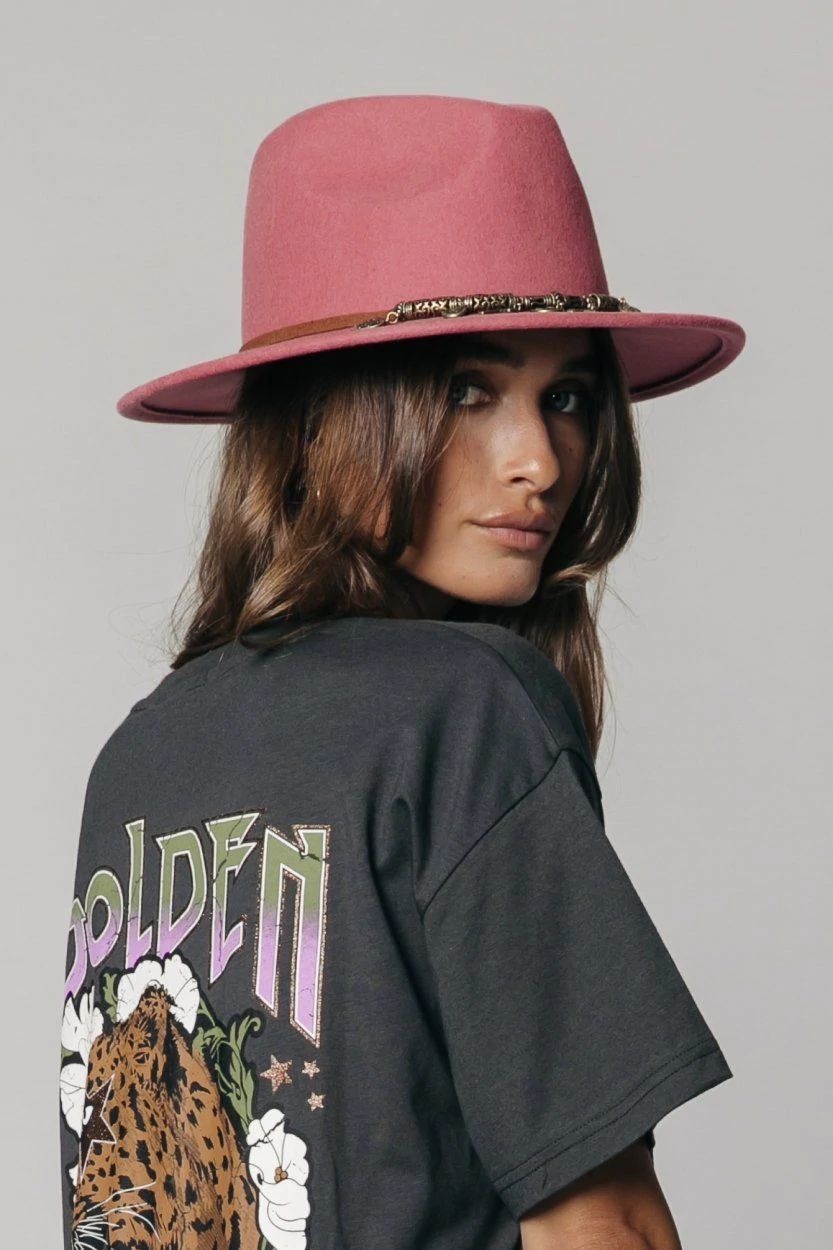 Aelys Coins Hat Old Pink