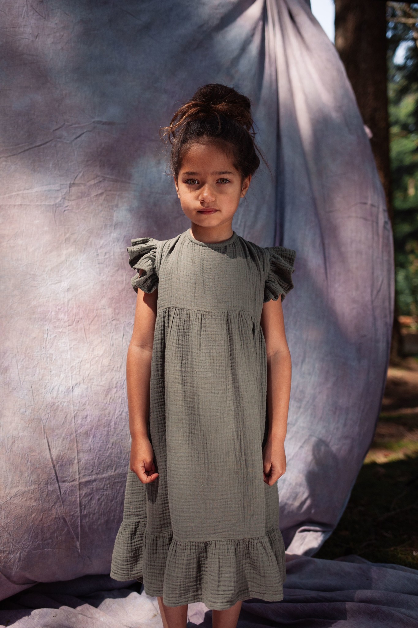 Anais dress sunny green
