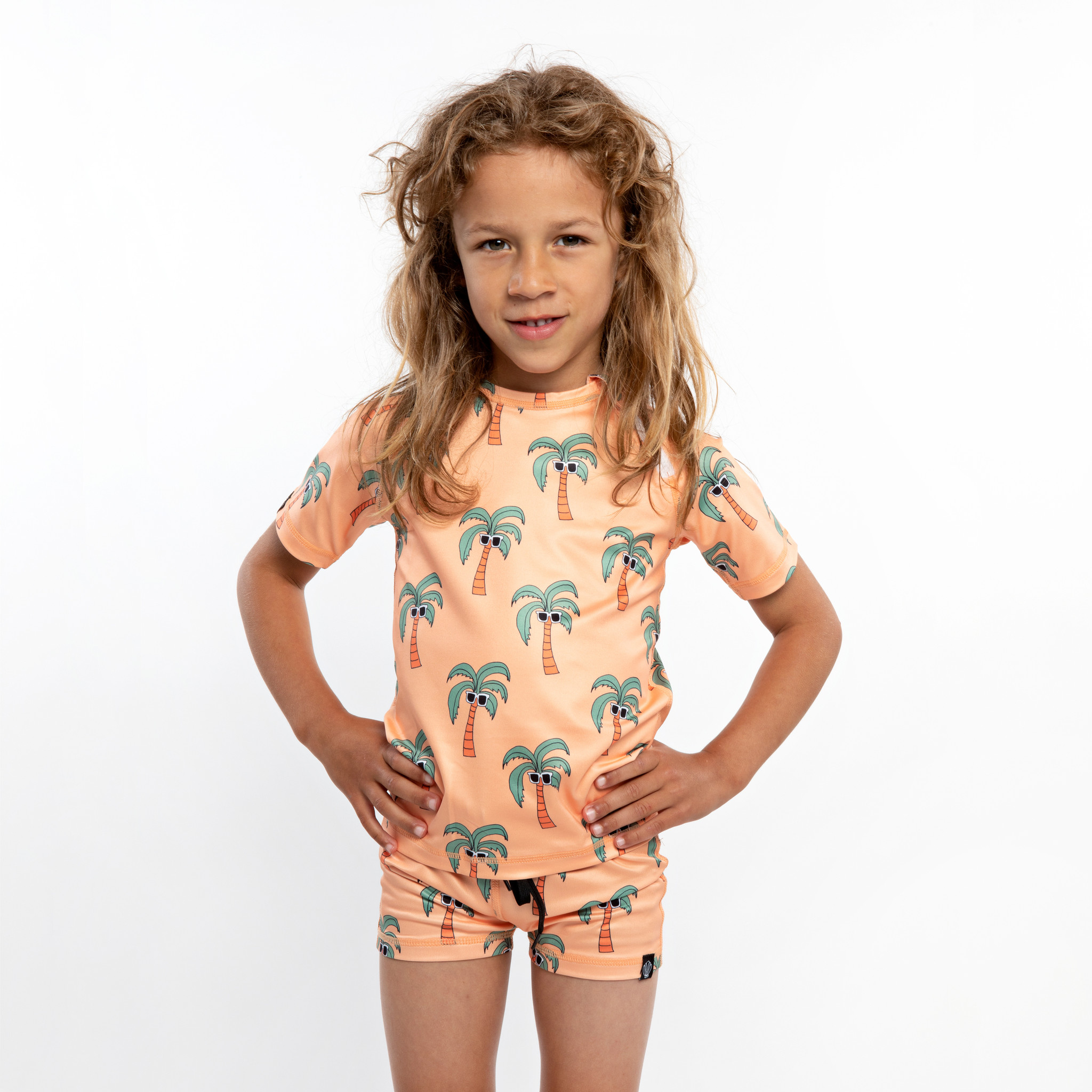 Palm Breeze Tee Sunny Cream