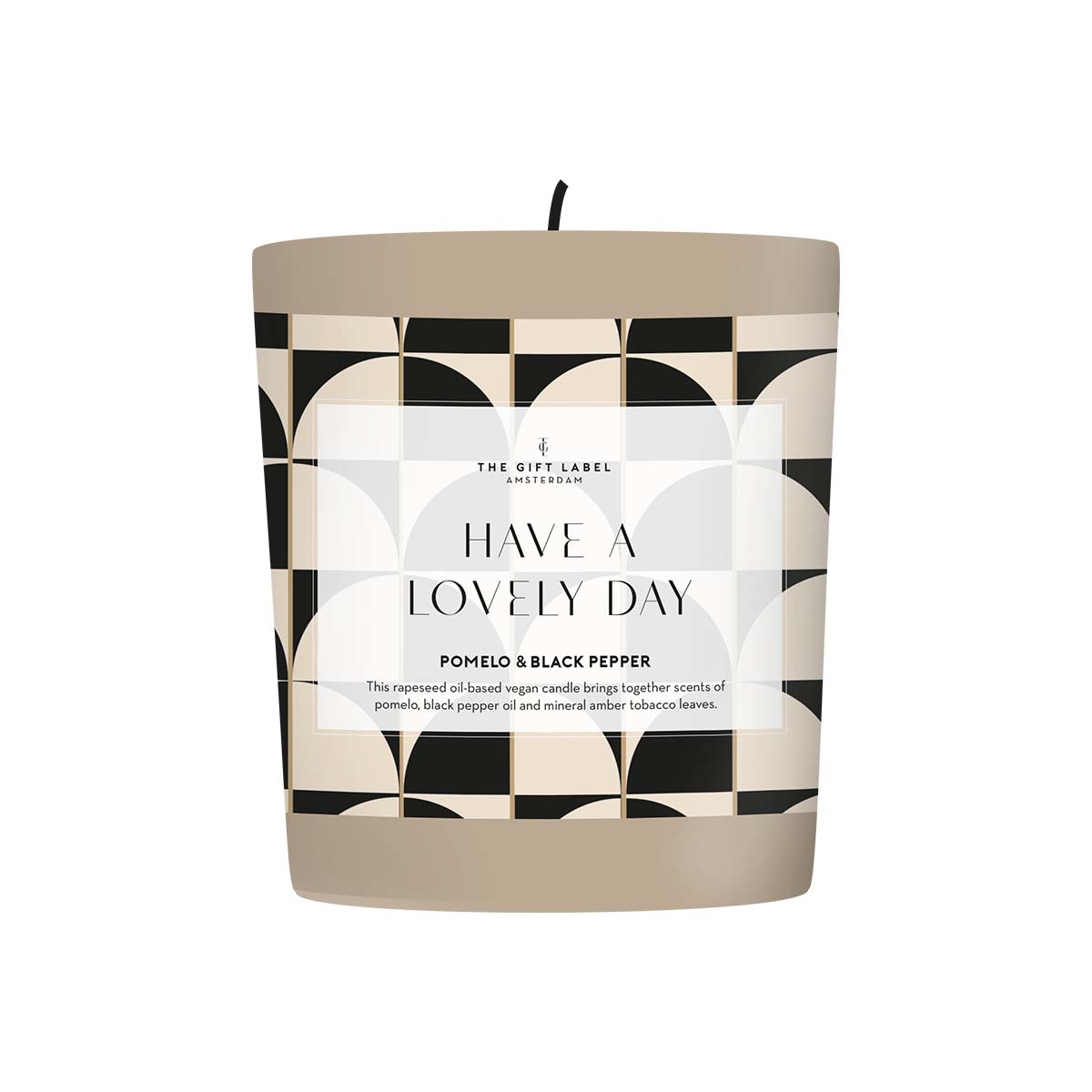 Candle glass Have a lovely day