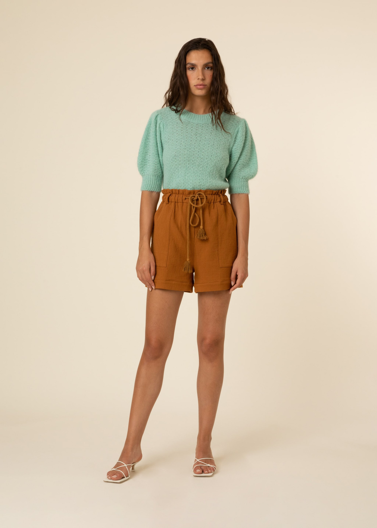 Combi short Kendy Ocre