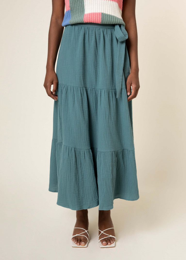Jupe Sergine Vert Rivage