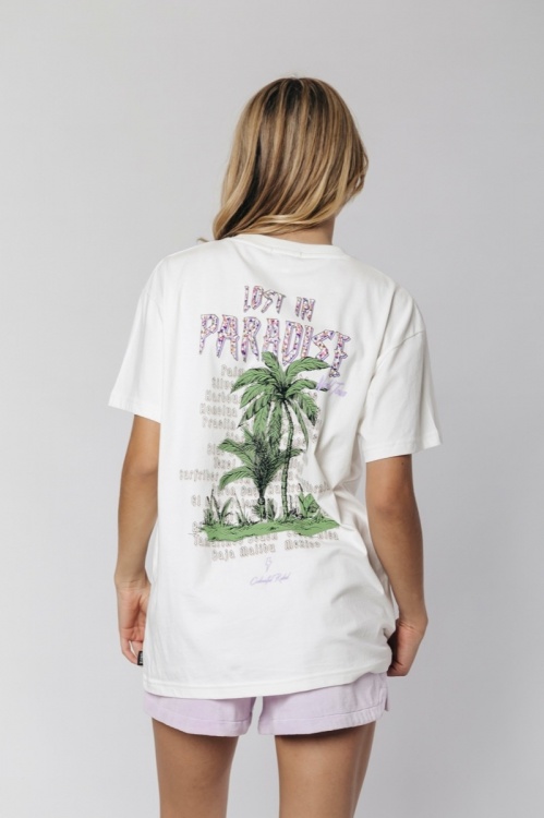 Lost In Paradise Loosefit Tee Off white