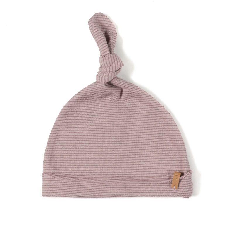 Newbie Hat Mauve Stripe