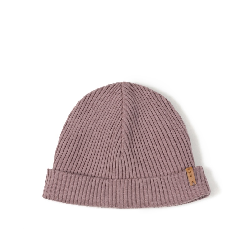 Rib Beanie Mauve