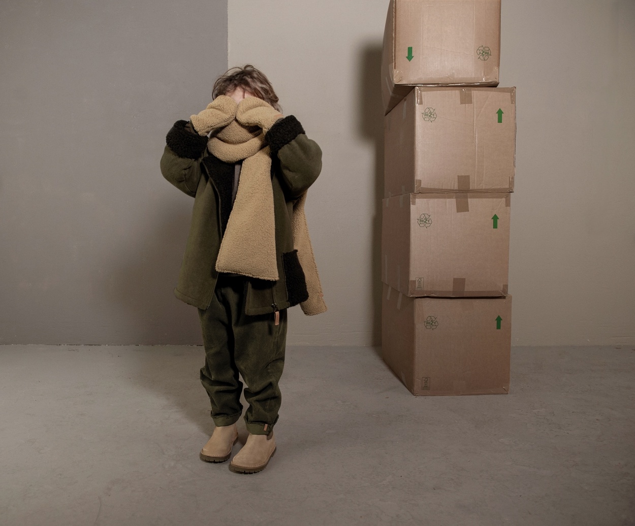 Reg Scarf Khaki