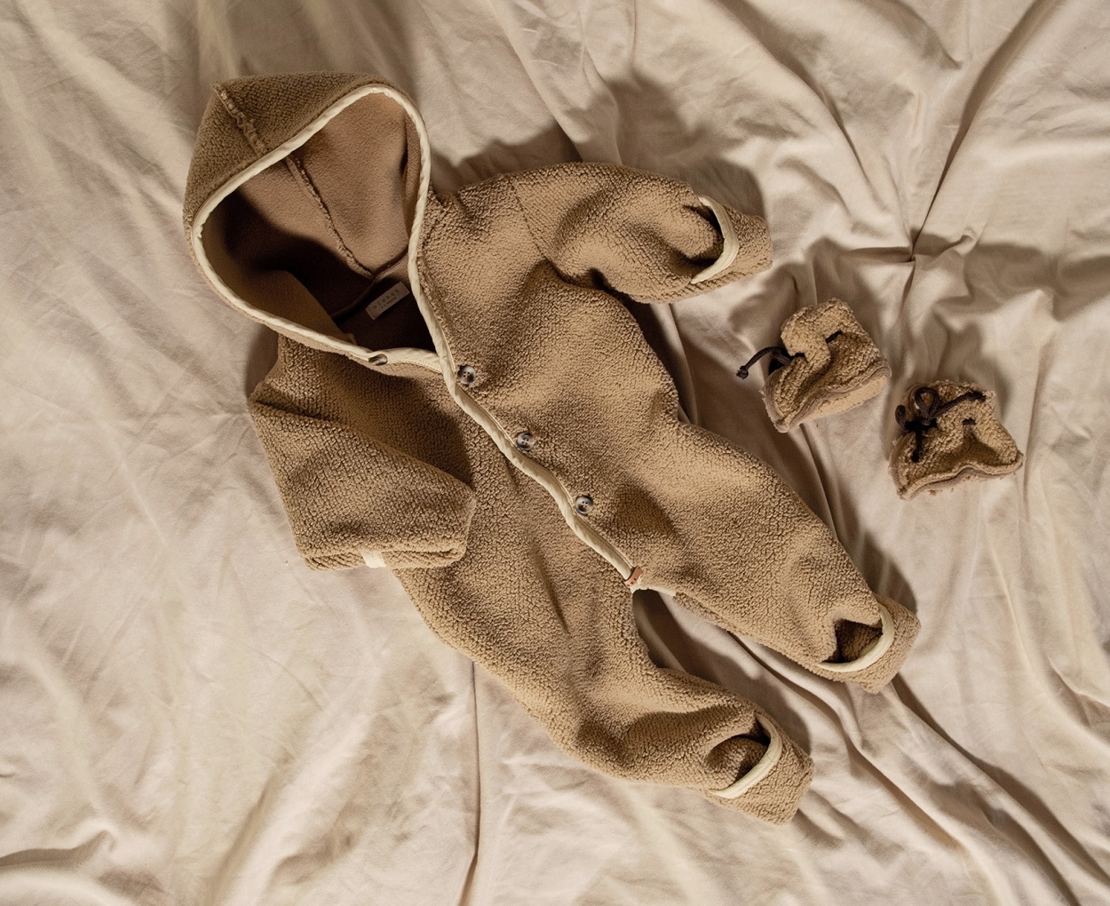 Teddy Booties Camel