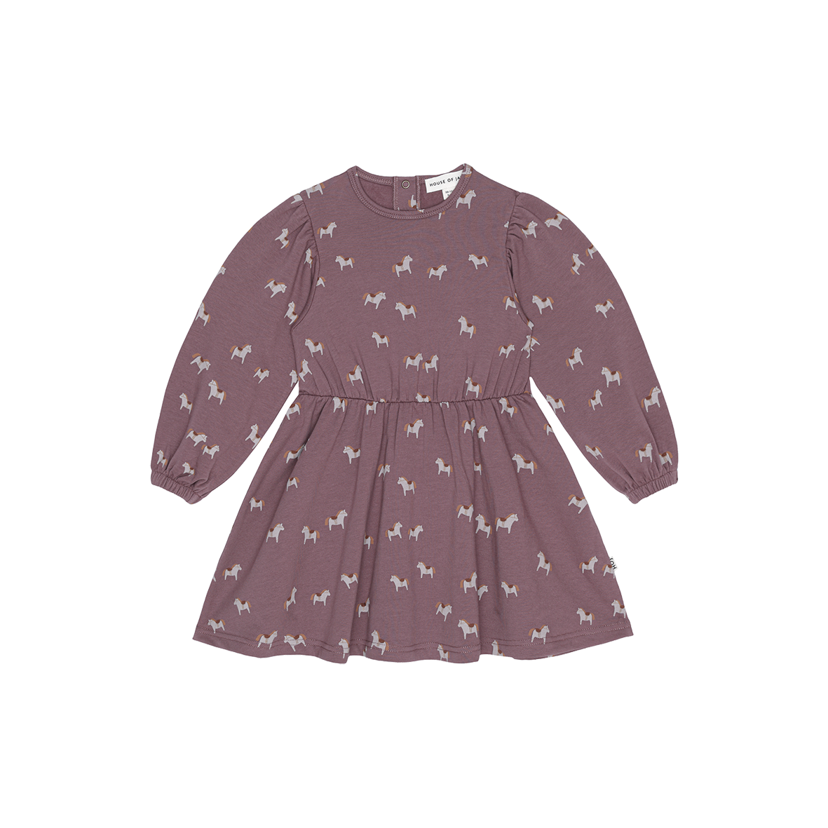 Balloon Dress (LS) Plum Dala Horse