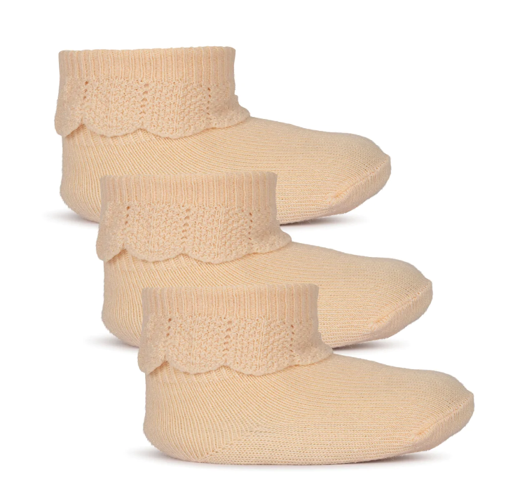 Lace socks 3 pack berry