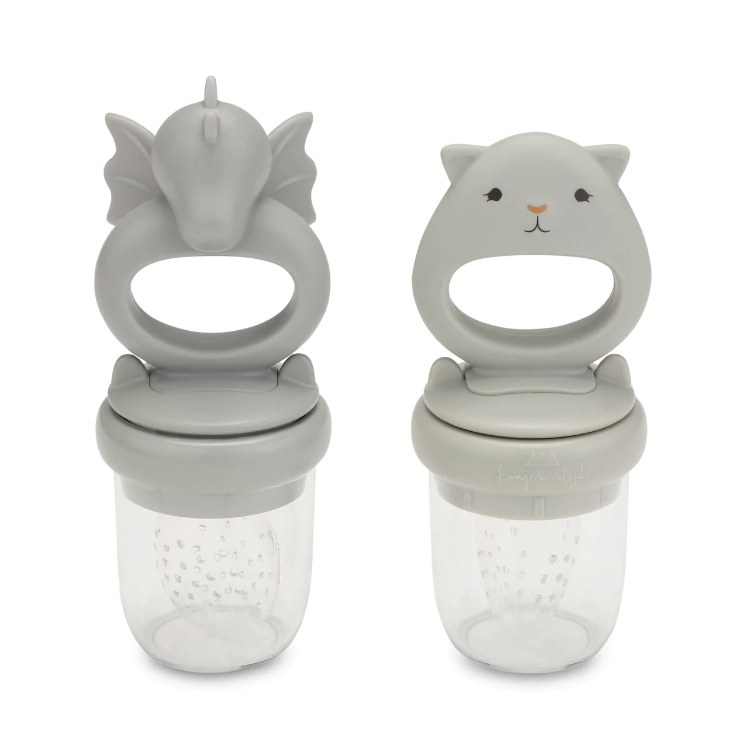 2 PACK FRUIT FEEDING PACIFIER DRAGON QUARRY BLUE/TOPANGA BEACH