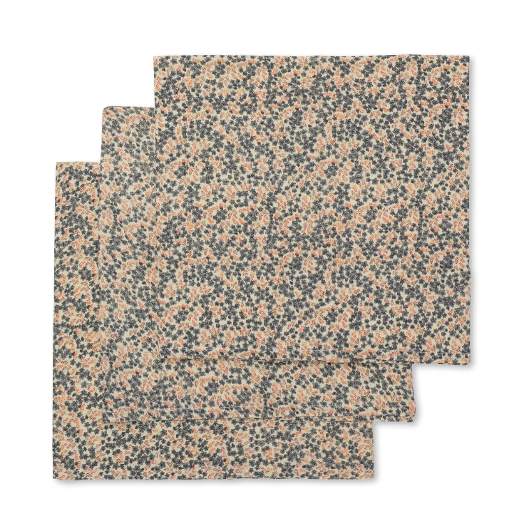 3 pack muslin cloth gots champ bleu