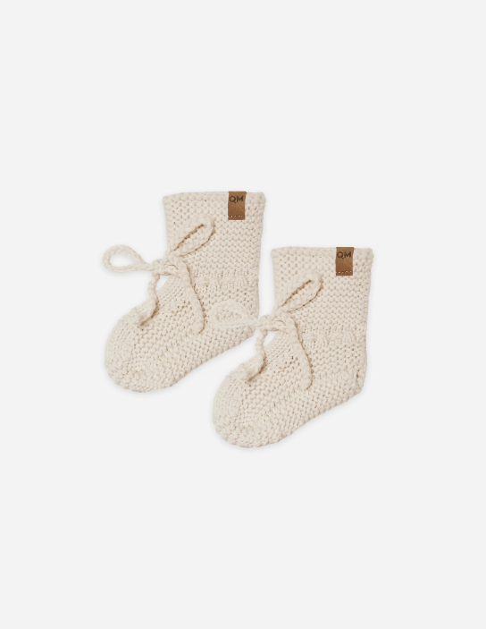 Knit Booties | Natural