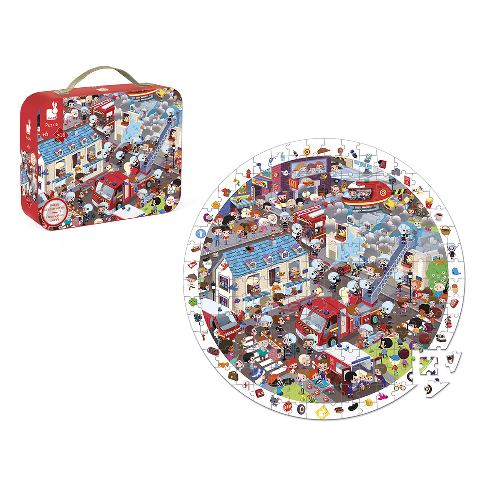 Janod Puzzel De Brandweer