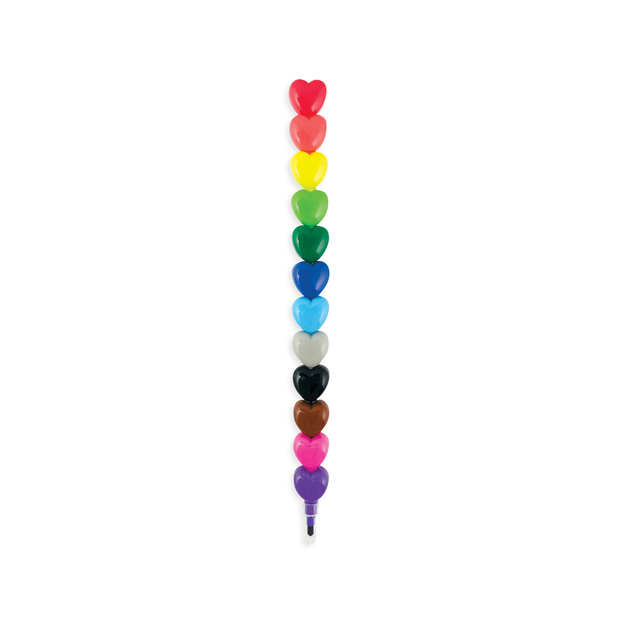 Ooly Heart to Heart Stacking Crayons Tub