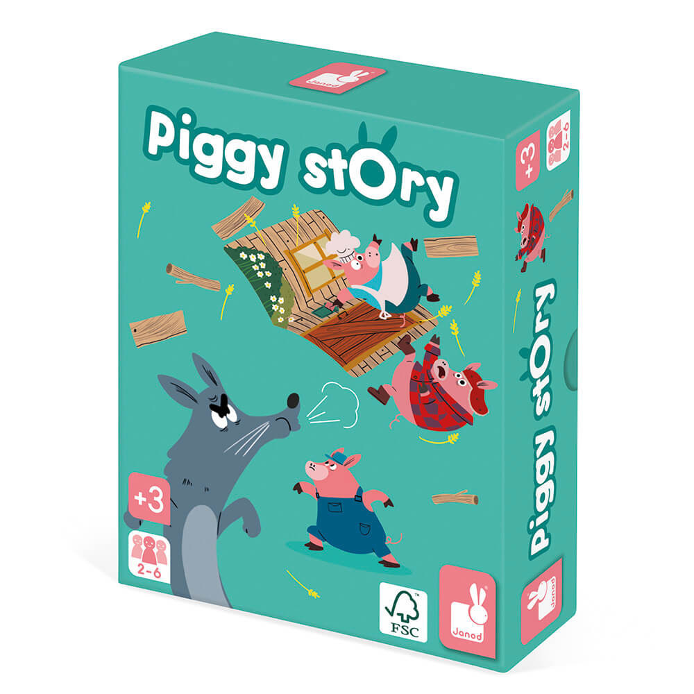 Janod spel - Drie biggetjes