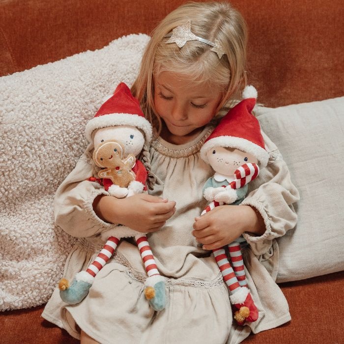 Knuffelpop Kerst Jim 35 cm