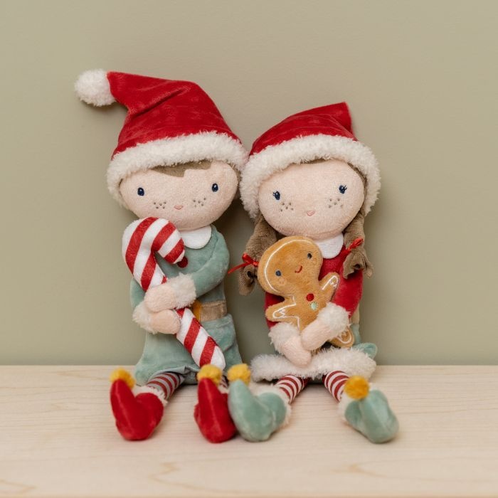 Knuffelpop Kerst Jim 35 cm