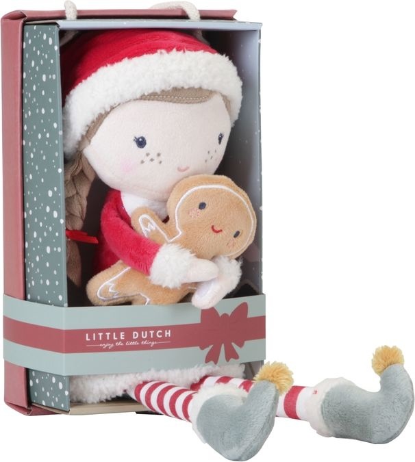 Knuffelpop Kerst Rosa 35 cm