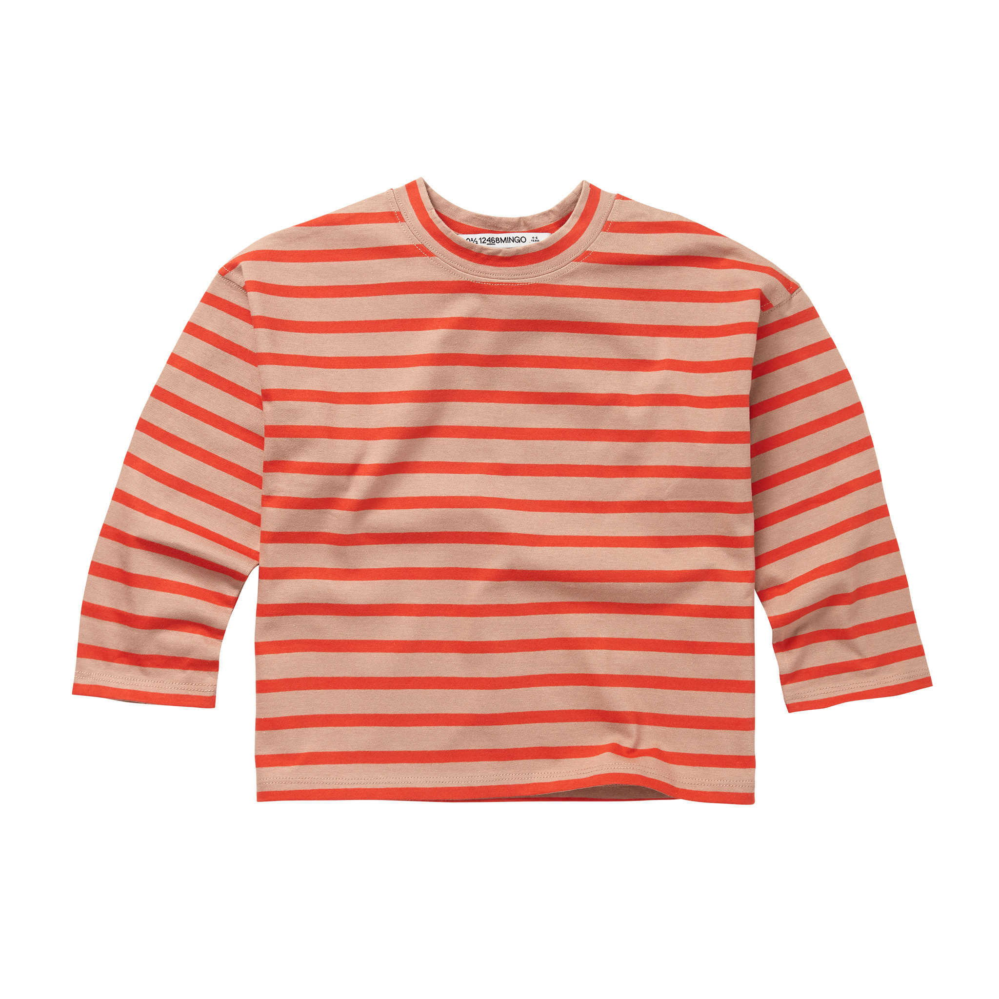 Longsleeve Coral Stripe