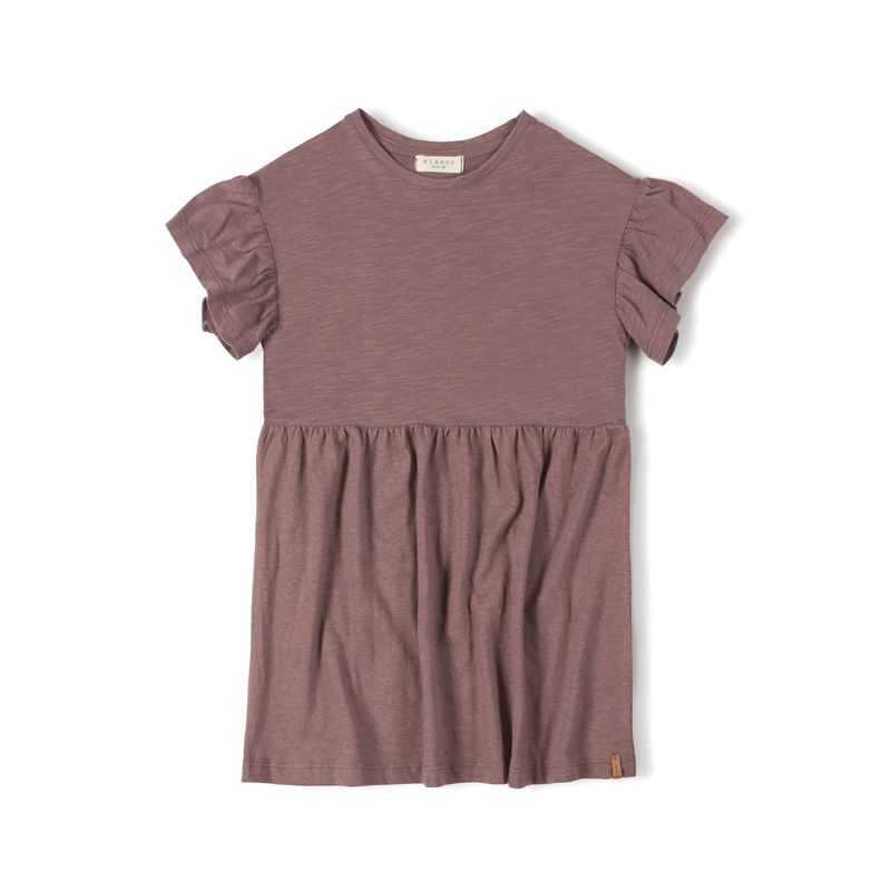 Frill Dress Mauve