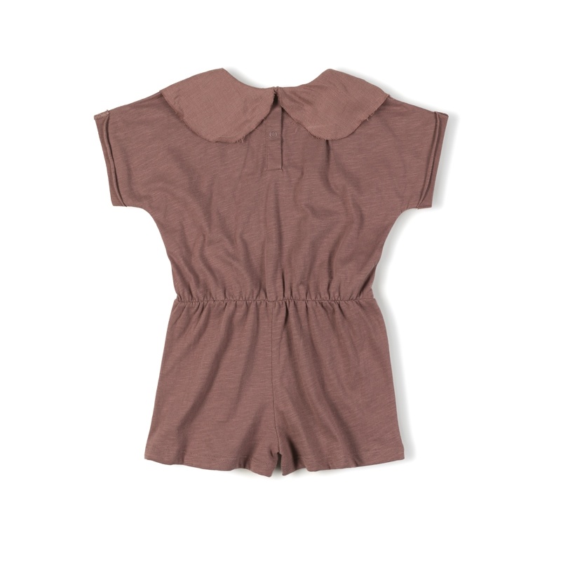 Collar Playsuit Mauve
