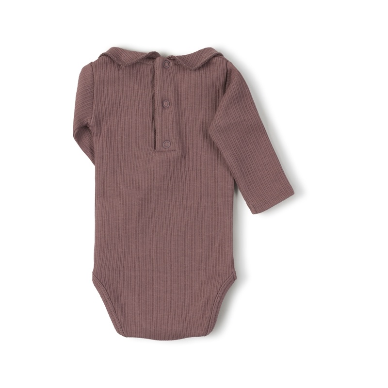 Collar Romper Mauve
