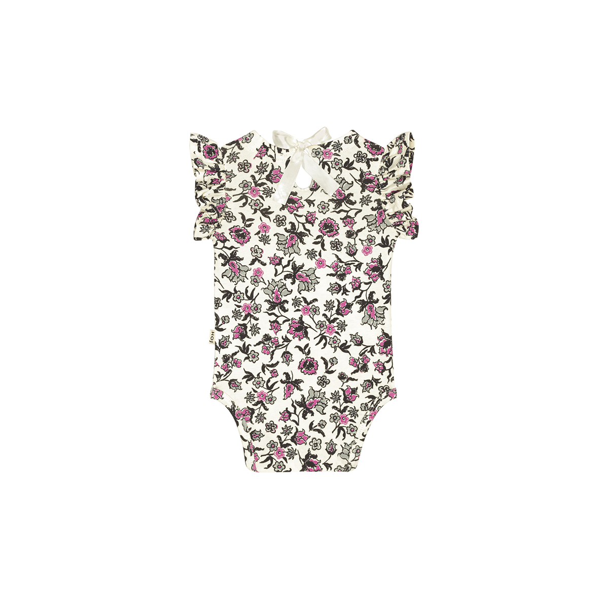 Ruffled Bodysuit Very Berry Flower