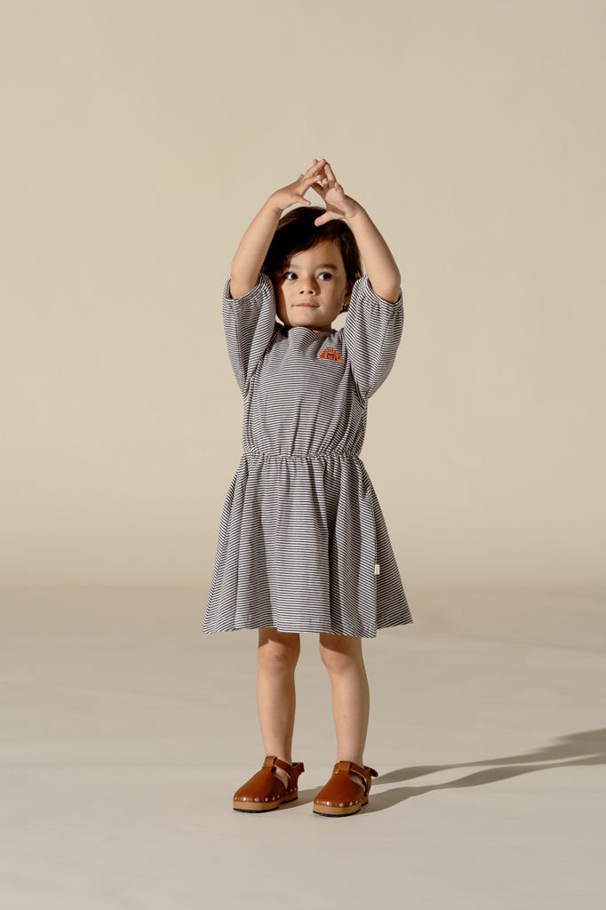 Balloon Dress (SS) Classic Stripes