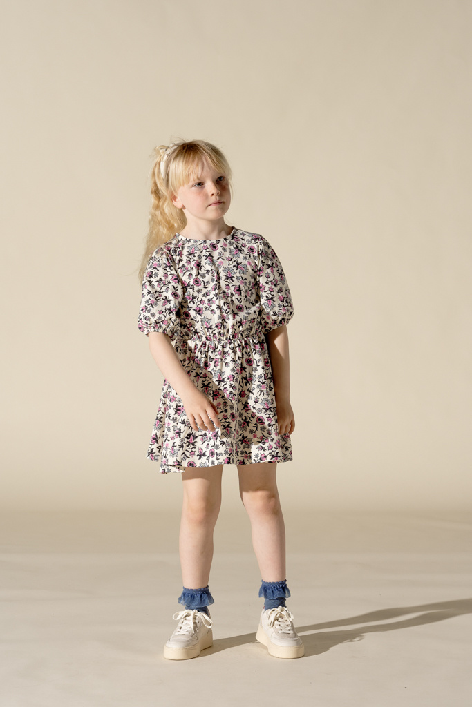Balloon Dress (SS) Very Berry Flower