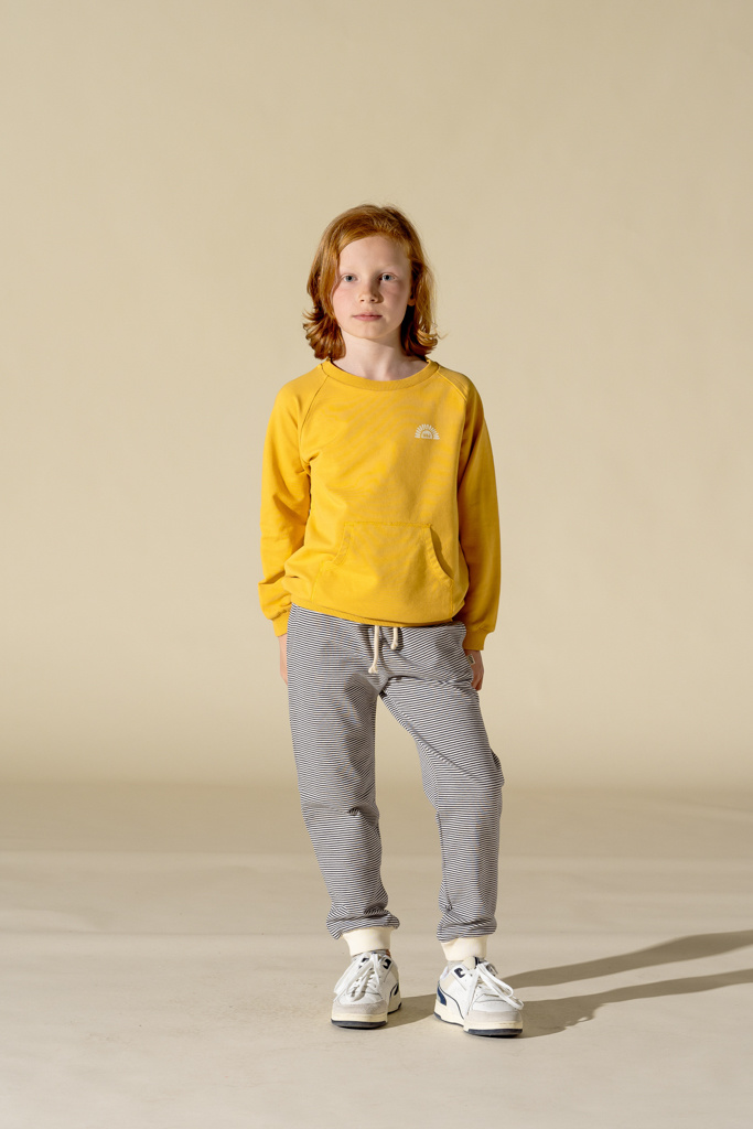Relaxed Raglan Sweater Sunset Gold (Garment Dye)