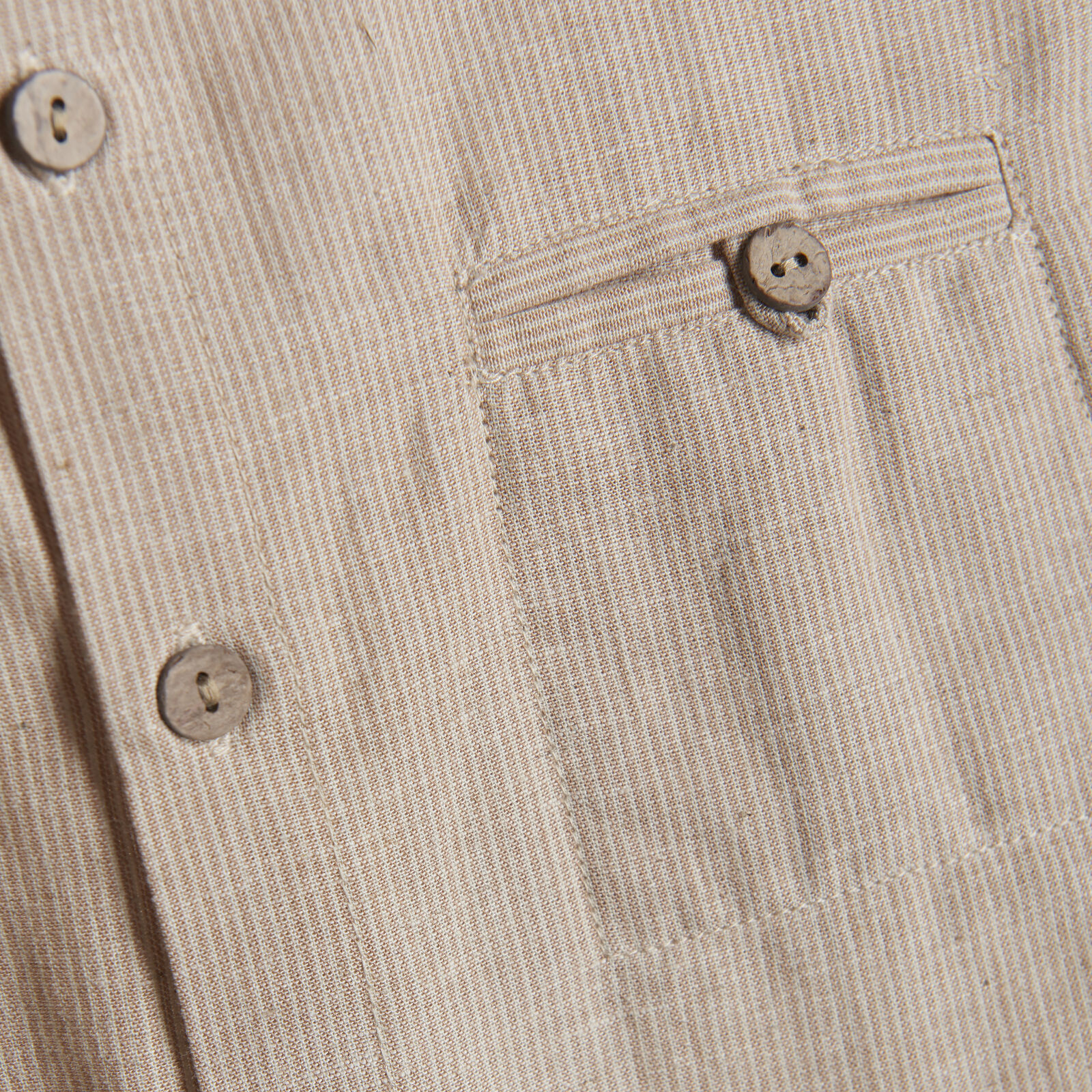 Shirt SS Woven Stripe Affogat