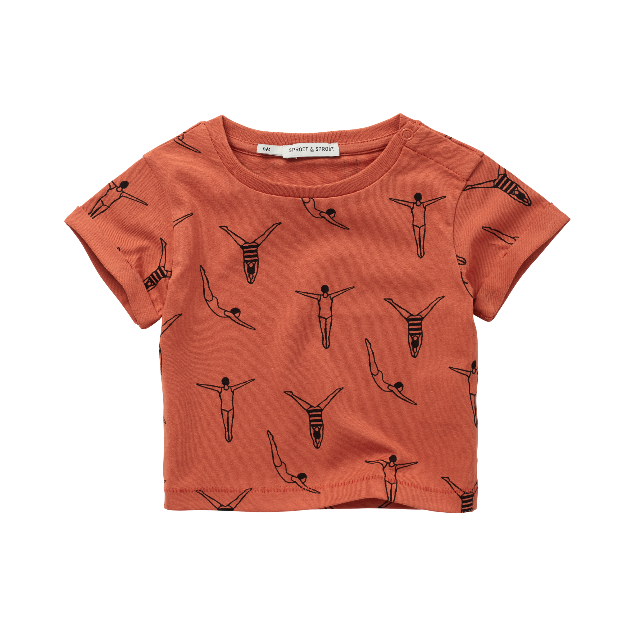 T-shirt swimmers print
