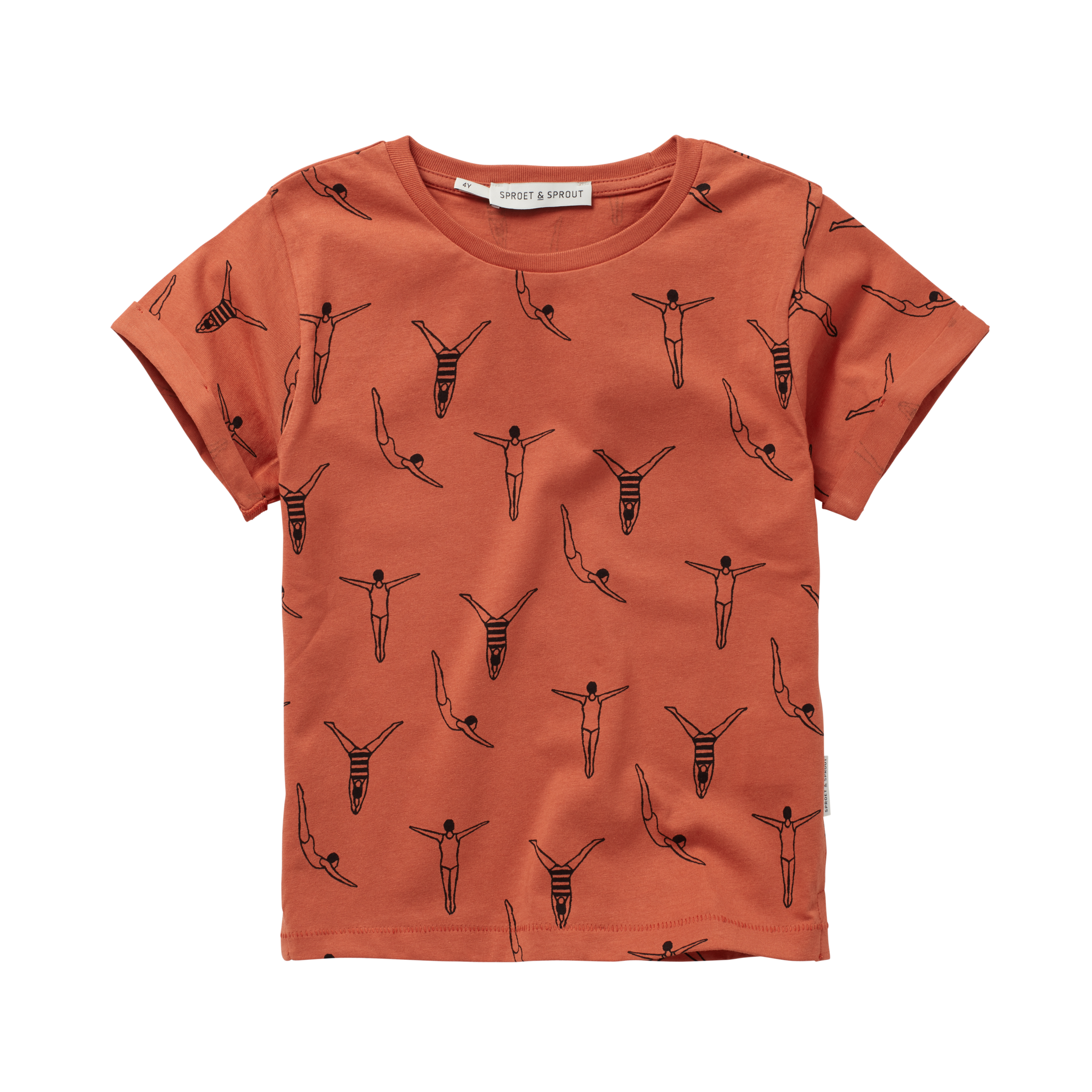 T-shirt swimmers print