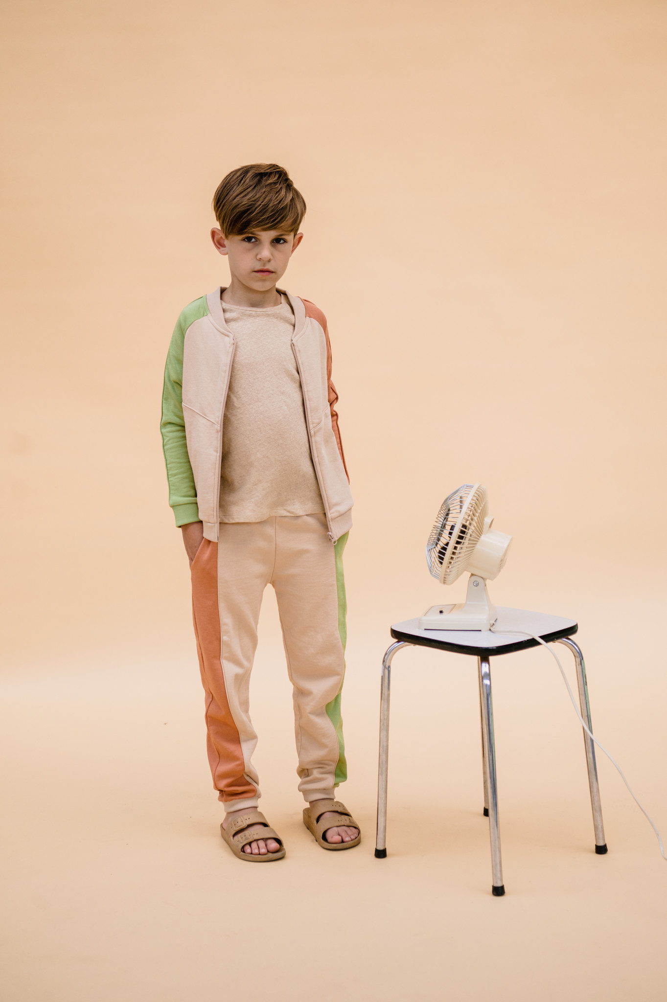 Track jacket colourblock