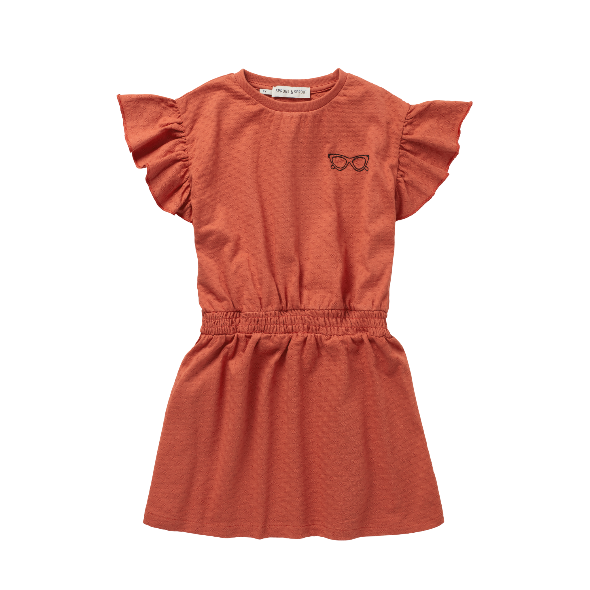 Dress ruffle sleeves shades