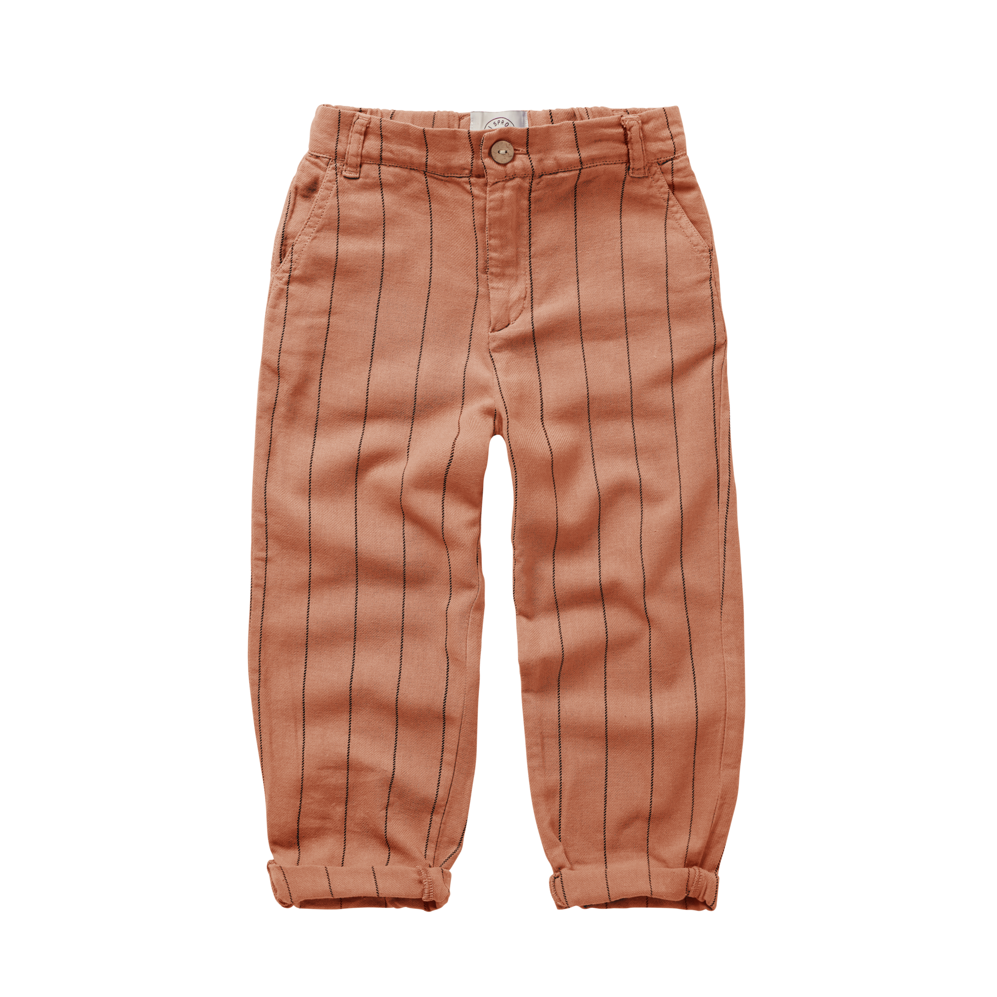 Chino pants stripe print