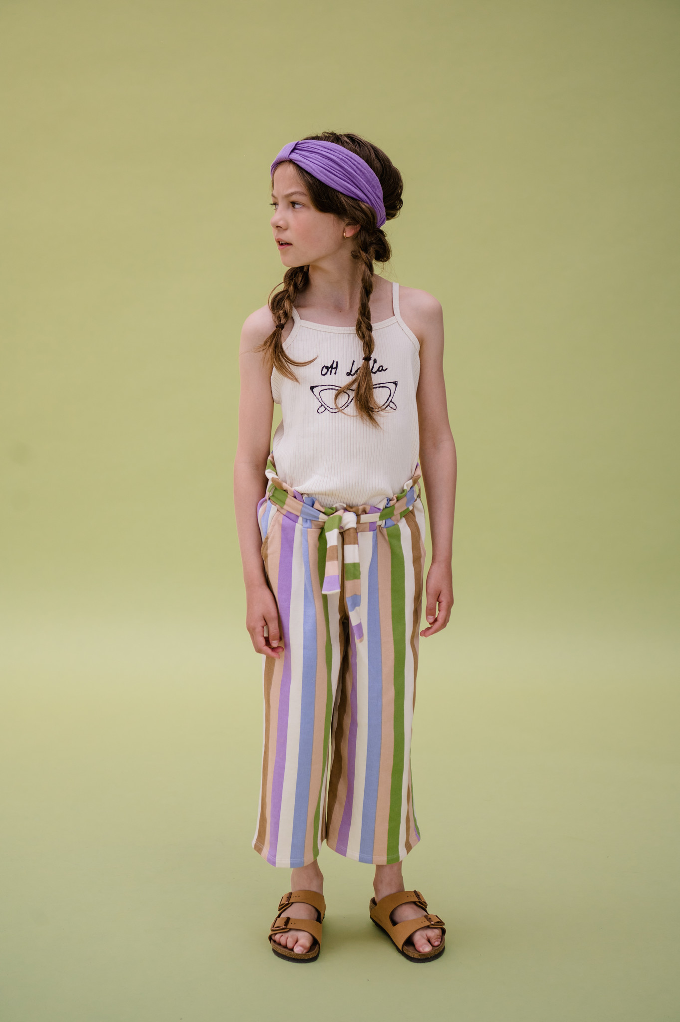 Woven headband lilac breeze