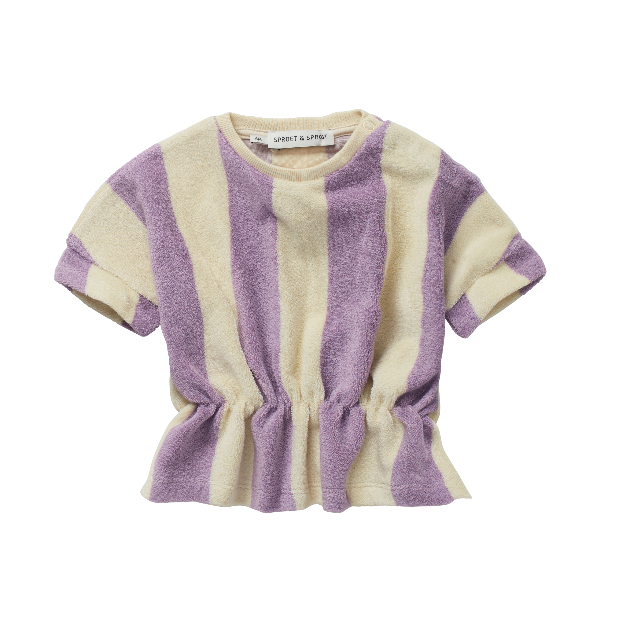Peplum top stripes