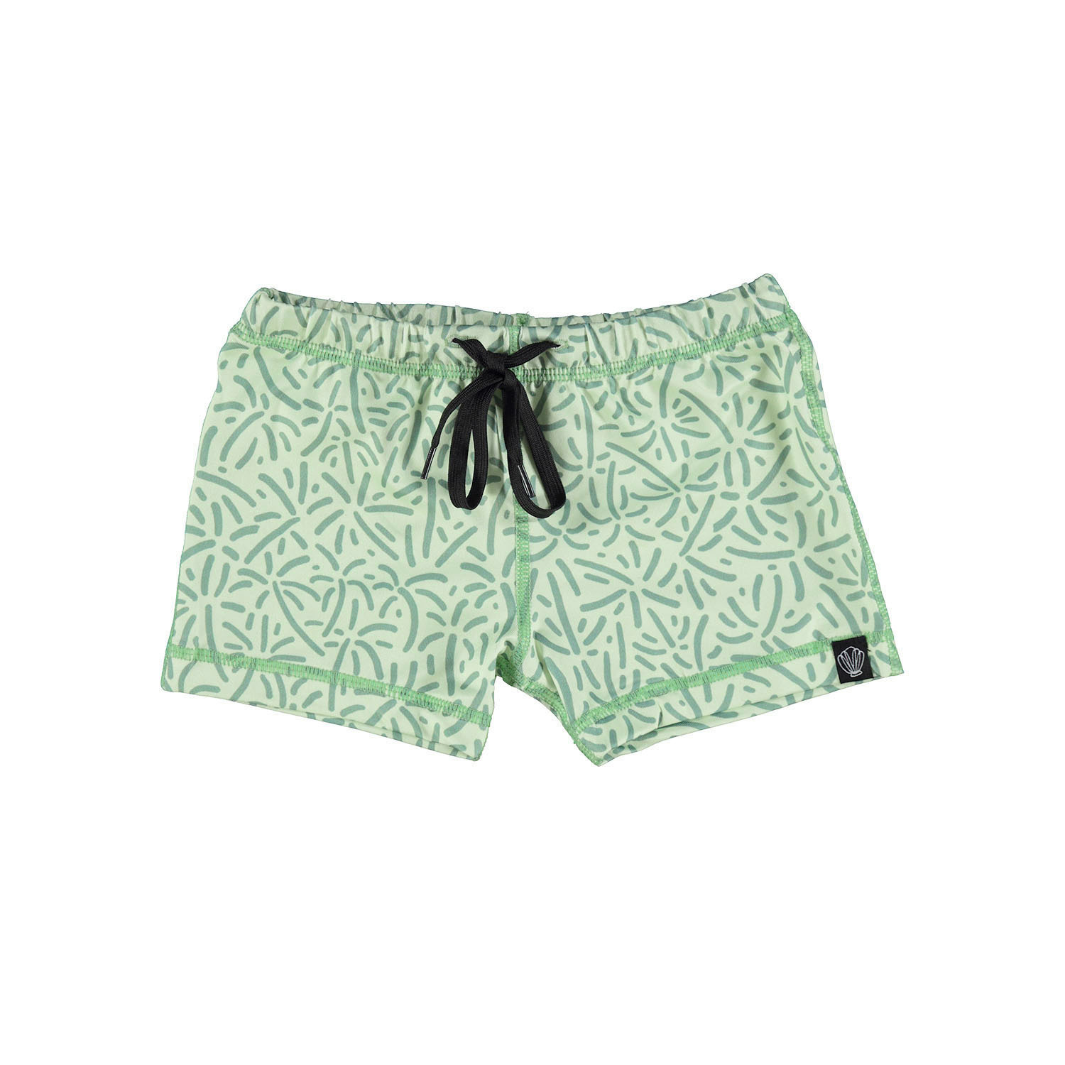 Stu-Art Palm Swimshort Lime Cream