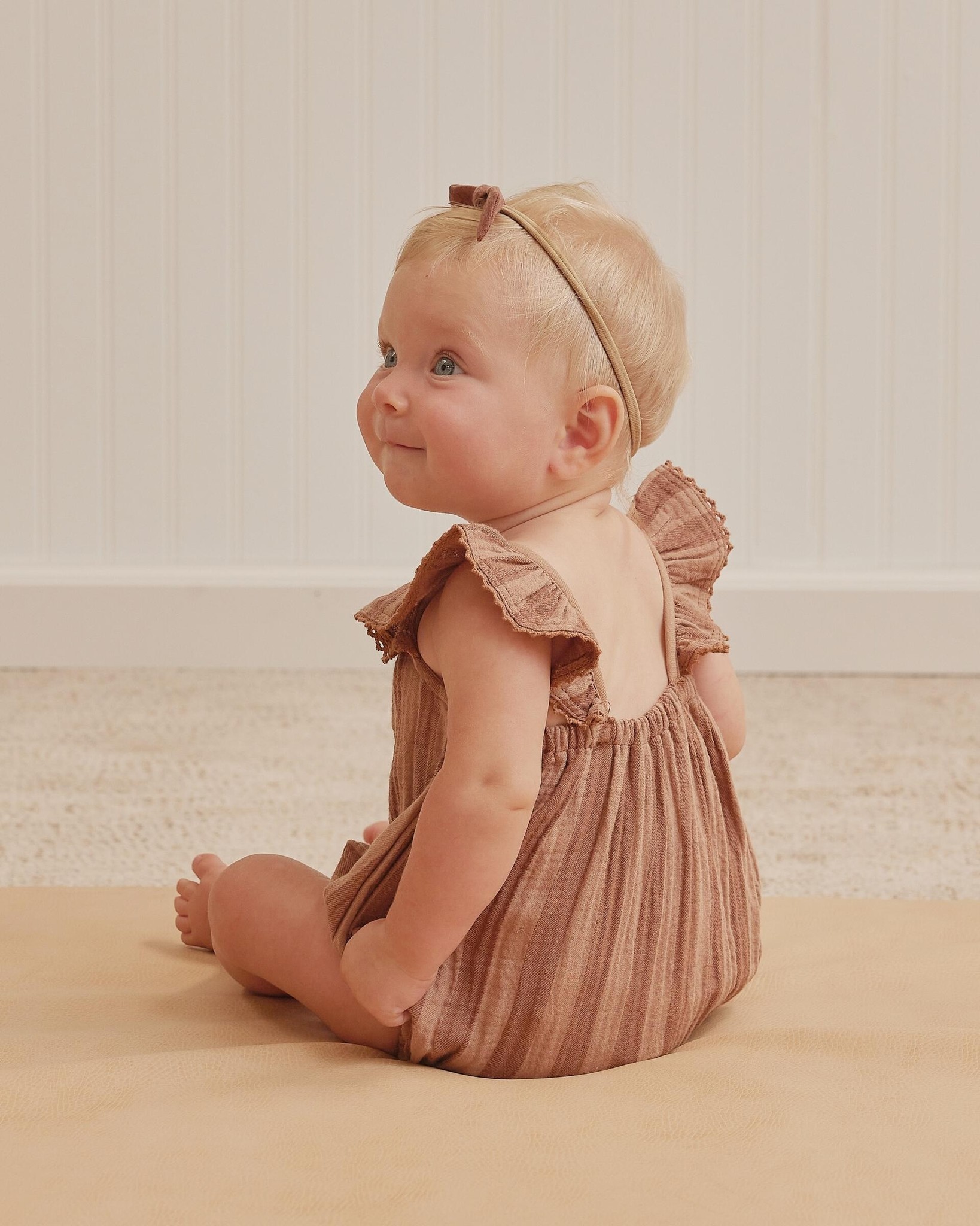 bonnie romper | retro stripe